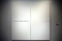 Robert Rauschenberg 1951 White Painting At New York Met Breuer Unfinished.jpg